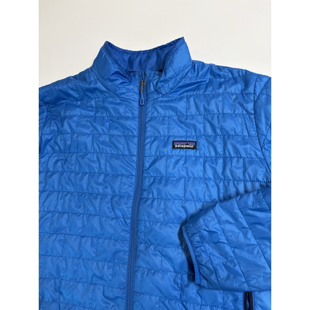 Patagonia Men's Nano Puffer Quilted Jacket Blue Full Zip SZ Xl Endless Blue